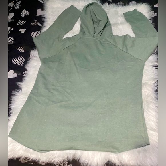 Notch Neck Hoody Moose Spruce - Picture 4 of 10